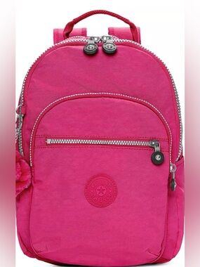 Kipling Seoul Go Small Backpack in Pink